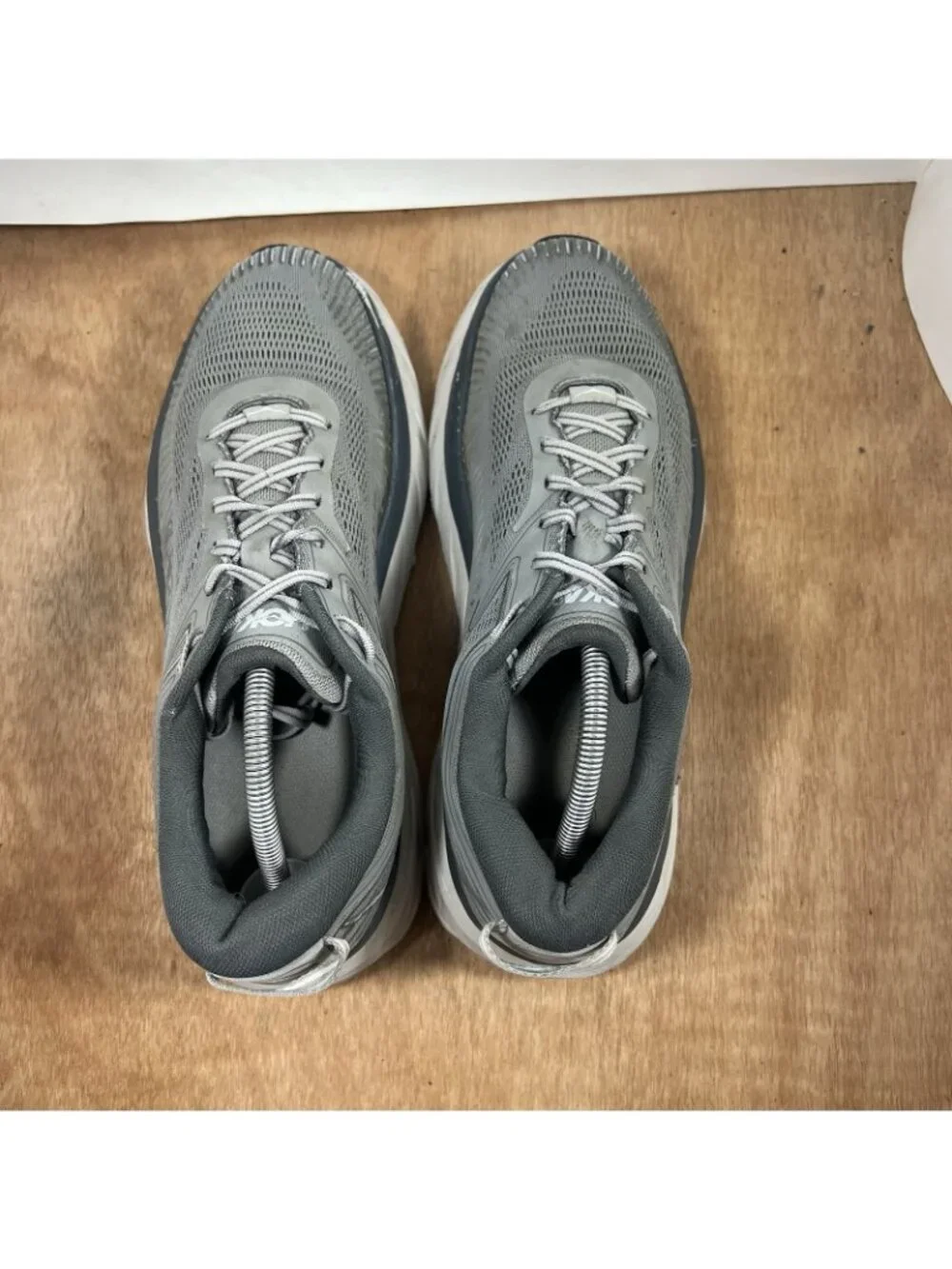 Hoka One One Bondi 7 Men's Size 11.5 Running Shoes Gray